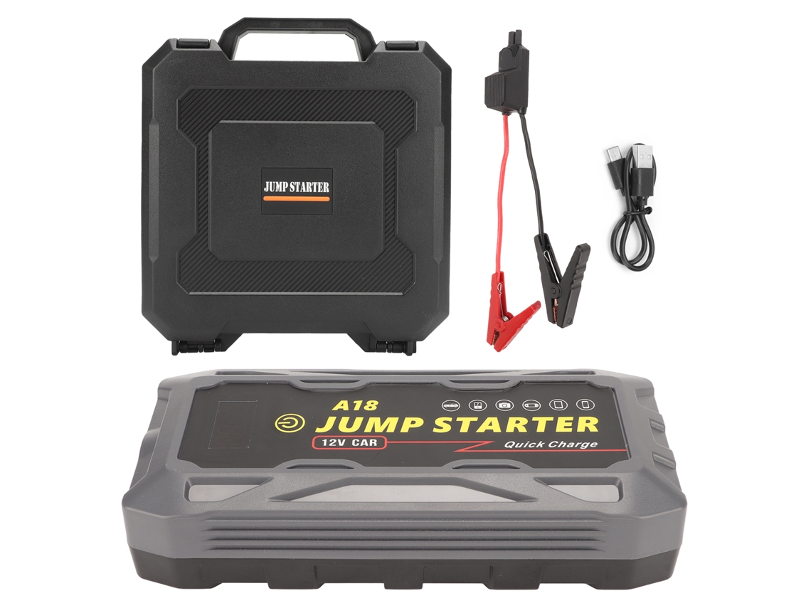 Iniciador De Bateria Carro Portátil 2000a 16000mah 12v Led