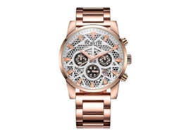 Relógio Masculino Multifuncional Ochstin 7241 Com Pulseira De Aço E Mecanismo De Quartzo À Prova D'água.