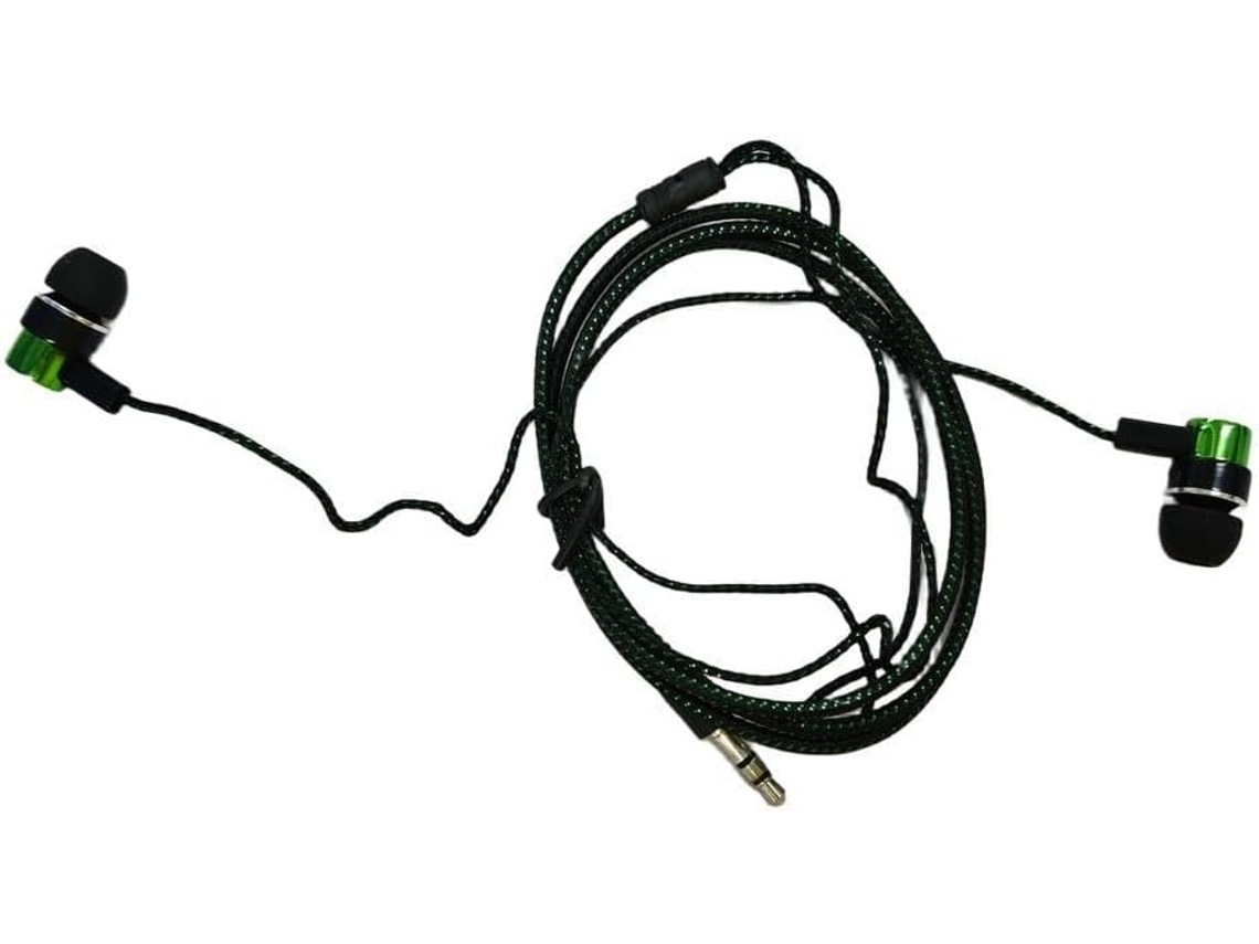 Fones De Ouvido Intra Auriculares Com Fio, Conector De 3, 5mm, Graves Profundos, Cancelamento De Ruído, Ideais Para