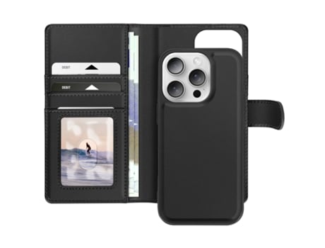 Capa Concha Destacável Para Iphone 16 Pro Mayaxess Acrílico Preto