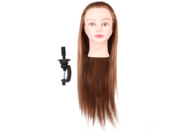 Cabeça De Manequim Com Cabelo Para Estilização E Prática De Tranças