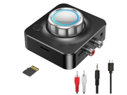 Receptor Bluetooth Áudio Receptor Hi-Fi Adaptador Bluetooth Sem Fio 3D Surround Sound Suporte Cartão Tf 3 5 Mm YIZHOOD