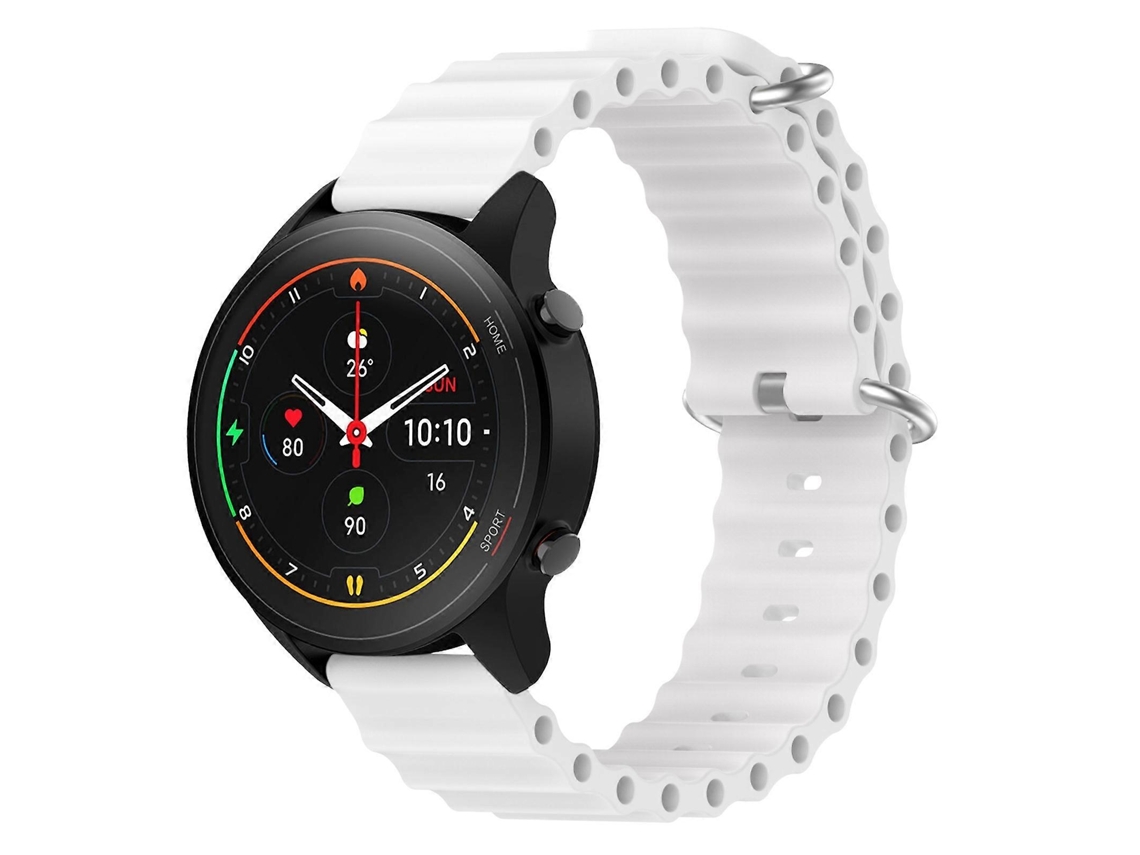 Pulseira De Silicone De Cor Sólida Estilo Oceano Para Xiaomi Mi Watch S1 Pro 22mm