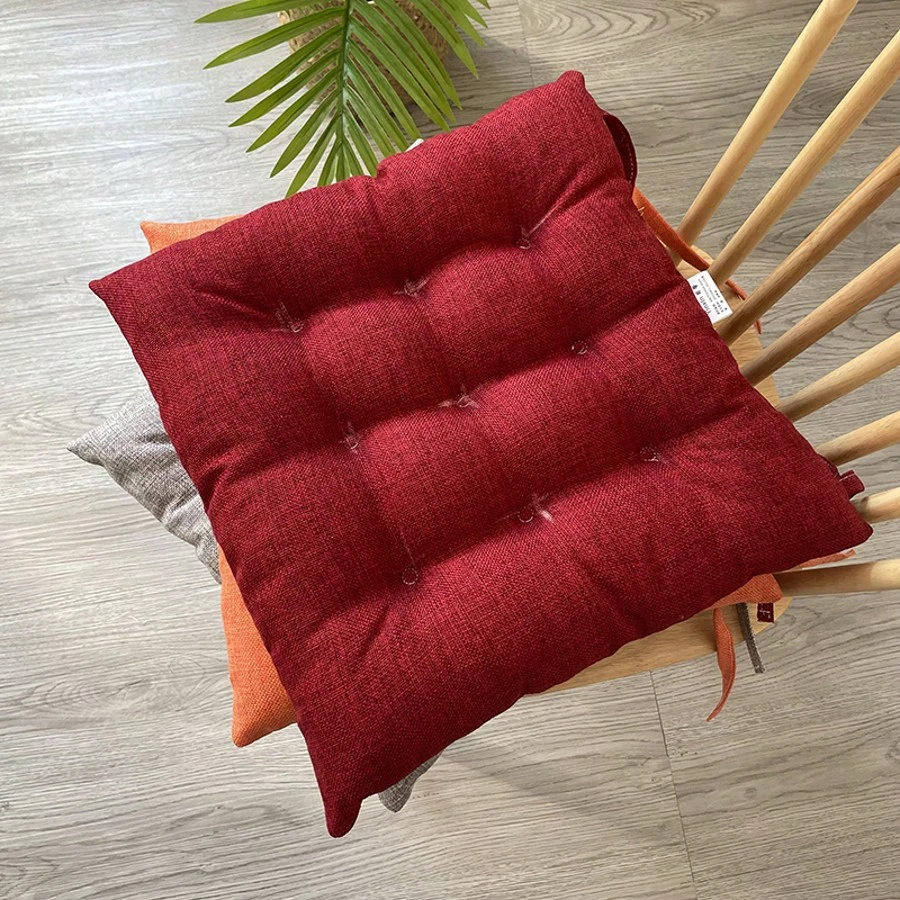 Almofada para Cadeira 45x45cm com Amarras Lavável Assento Confortável 1 Unidade VOLTEDGE