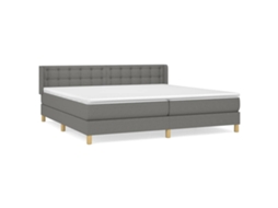 Box Spring Bed, Box Spring Beds Vidaxl Cinzeto Tecido (160 X 200 Cm)