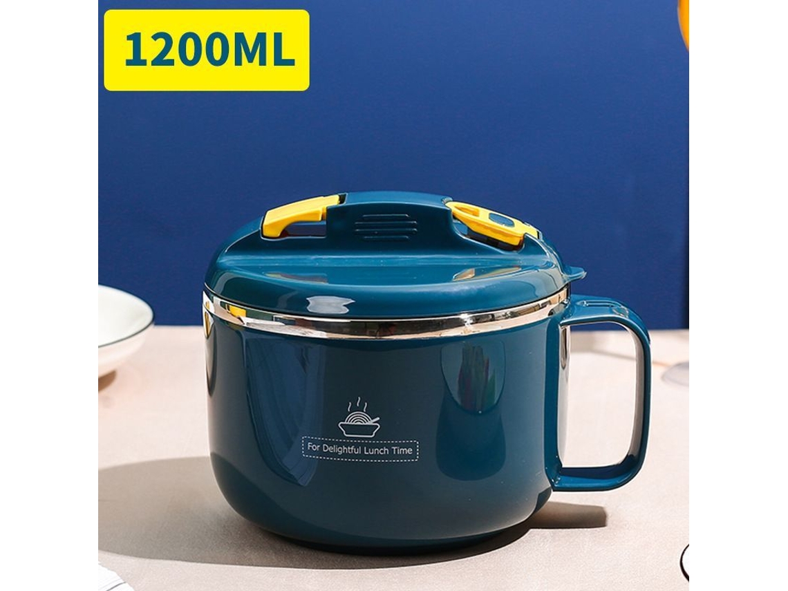 2026 boles de Fideos Ramen de Acero Inoxidable 304 Con Tapa Y Asa para Cocinar Y Almacenar