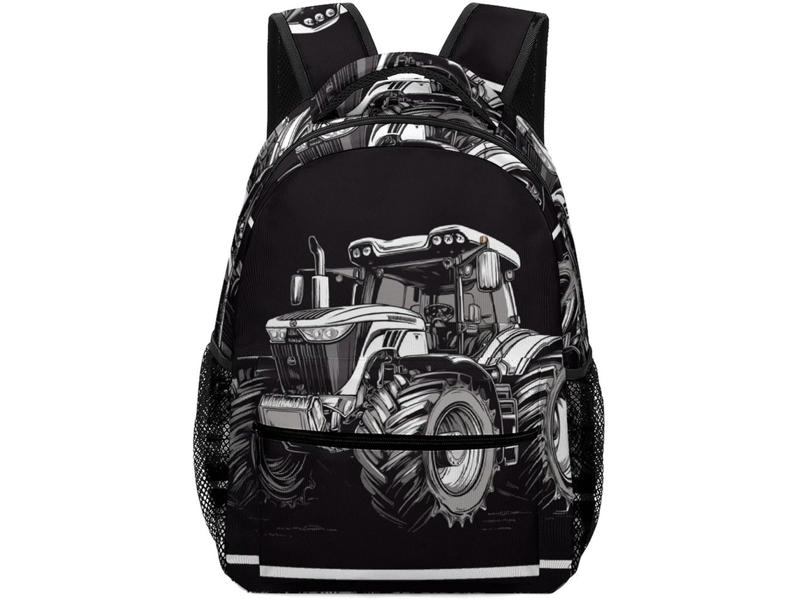 Mochila Infantil Com Estampa Trator, Escolar Tema Agrícola, De Viagem Para Crianças, Meninos, Meninas