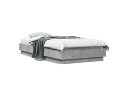 Cama Cinza Sonoma VIDAXL Madeira Cinzento (90x200cm)