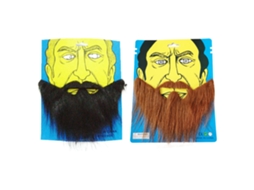 Engraçado Fantasia Festa Homem Masculino Barba Halloween Barba Cabelo Facial Disfarce Jogo Bigode Preto Suprimentos para Festa Estilo 4