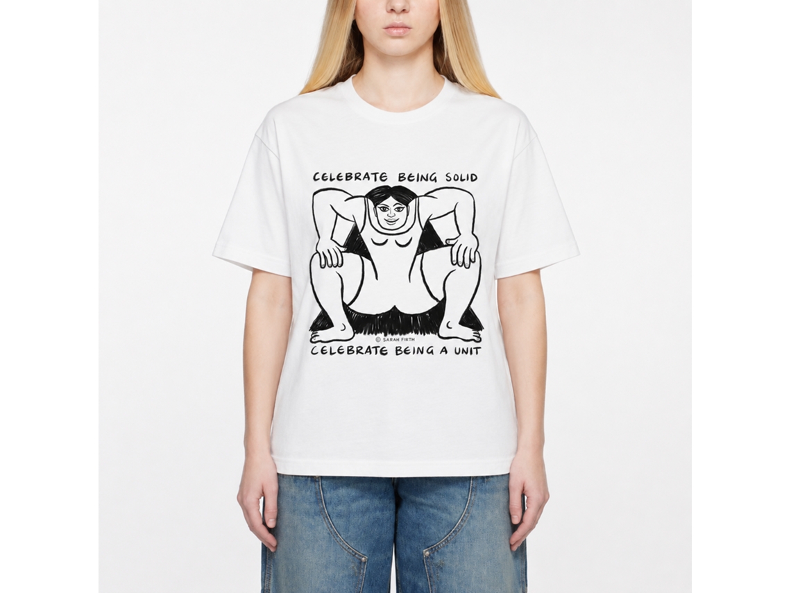 Rockinstone Solid Unit Celebration Sarah Firth T-shirt Unique Designer Style
