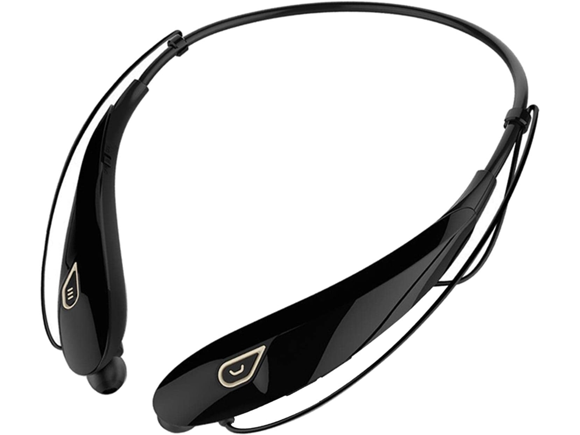 Couteurs Magnétiques Bluetooth Tour De Cou Com Micro Noir + Ou