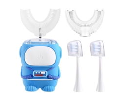 Escova De Dentes Elétrica Infantil Em Formato De U - Limpeza Automática De 360°