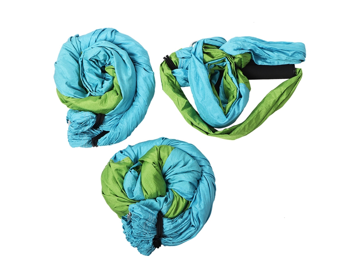 Urbannova-hammock De Yoga Aéreo De Nylon Azul Verde