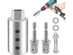 Adaptador Para Furadeira Turbo Jack, Encaixe Rápido Reforçado.