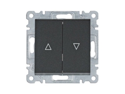 Luz | Botão Obturador Preto Wl0323 Hager