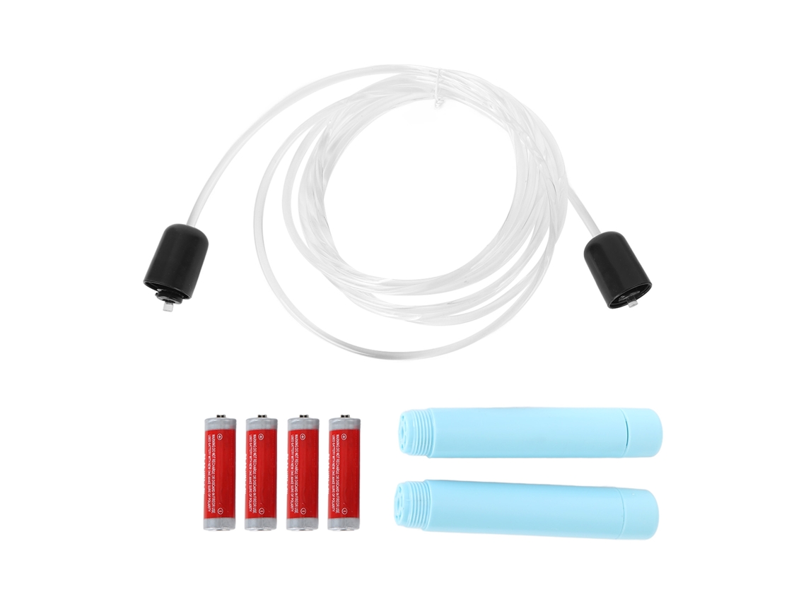 Corda De Pular Com Luz Led Rgb Luminosa, Leve E Ergonômica, Para Crianças E Adultos, Academia, Azul Aquaforge