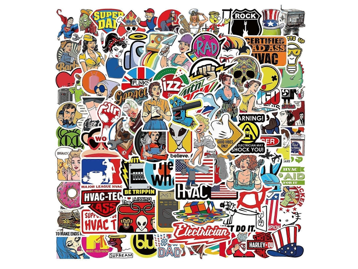 Pacote Com 70 Adesivos Legais, Adesivos À Prova Dágua De Marcas Da Moda, Adesivos De Vinil Para Garrafa De Água, Laptop, Bagagem Aquaforge