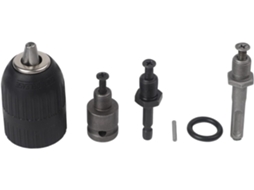 Conjunto De Mandril Sem Chave 5 Em 1, Capacidade 2 A 13 Mm, Rosca Unf