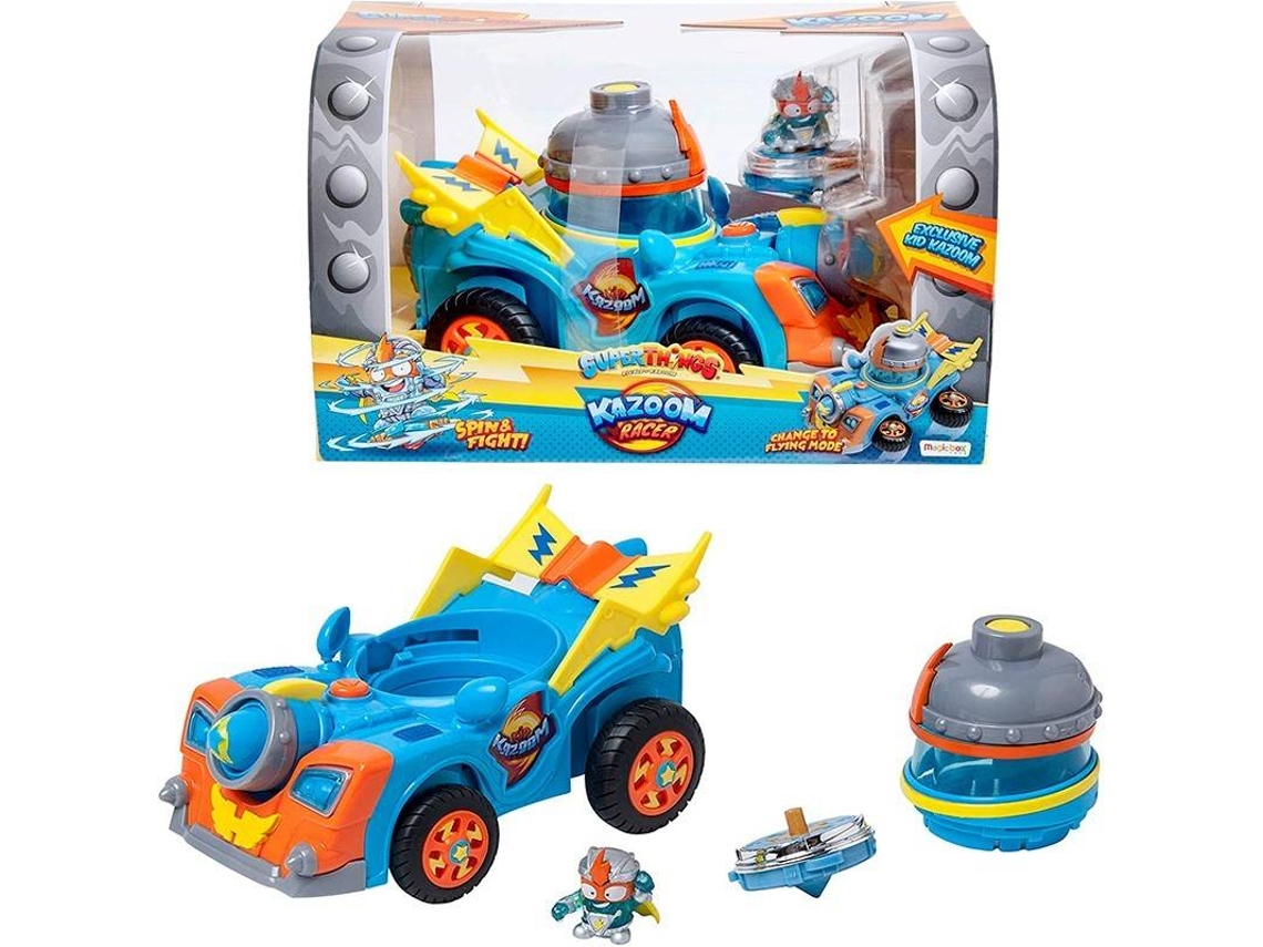 Superthings Rivals Of Kaboom Secret Spies Vehículo Kid Kazoom Pstsp112In50 Con Cañón Incluye 1 Figura