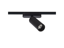 Foco Carril Led Magnético Monofásico 25Mm Super Slim 15W 48V Cri90 Preto Ugr16