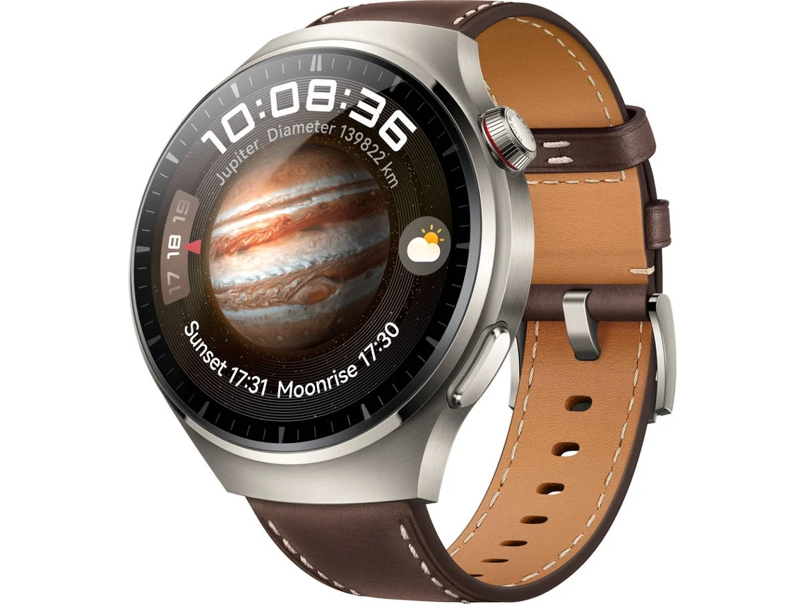 Smartwatch HUAWEI Watch 4 Pro Classic (Bluetooth e Wi-Fi - Até 6 dias de autonomia - Castanho)