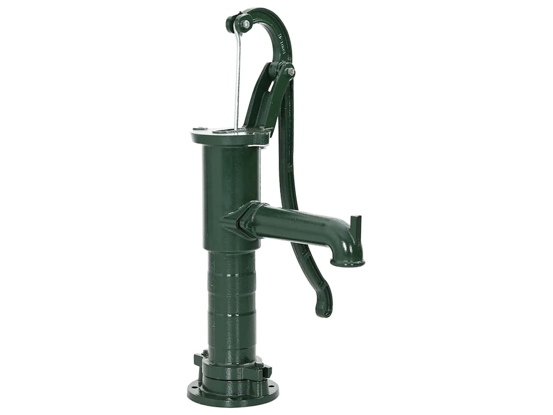 Vidaxl Bomba De Água Manual Para Jardim Em Ferro Fundido