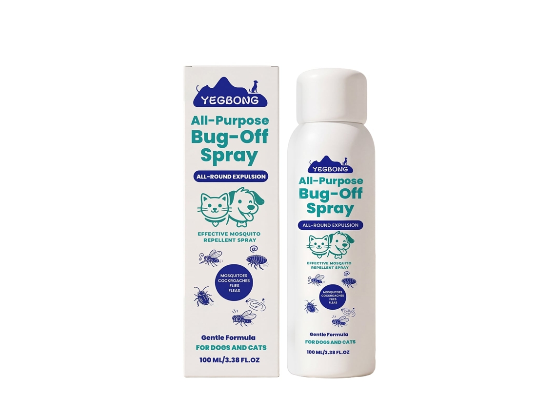 Spray de Proteção Externa para Pets LAXISCREED - Fórmula Suave para Cães e Gatos