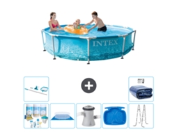 Piscina com Estrutura Redonda 305x76 Cm 8 peças S20365 INTEX