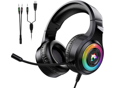Auscultadores Interruptor de jogos ps4 jogos com cancelamento de ruído do microfone xbox