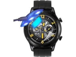 Kit de 4 Películas Hidrogel para Realme Watch S Pro 41mm Flexshield com Lâmpada UV