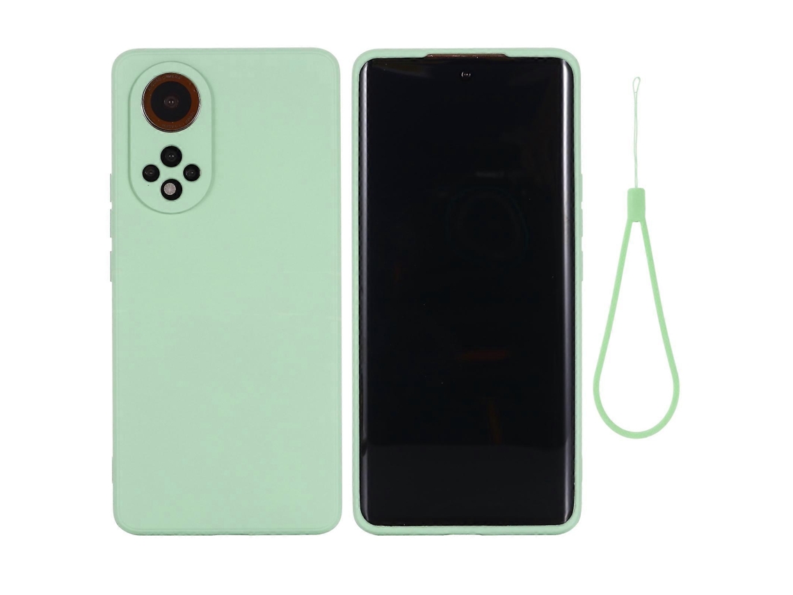 Capa Protetora De Silicone Líquido De Cor Sólida À Prova De Quedas E Com Cobertura Total Para Huawei Nova 9
