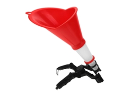 Funil De Óleo De Motor Em Plástico Vermelho Com Bico Ajustável, Design