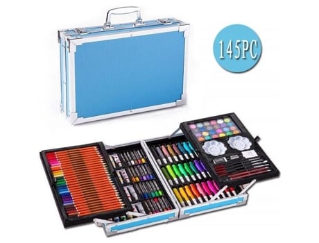 Conjunto De Ferramentas De Pintura Profissional De 145 Peças Com Organizador Portátil