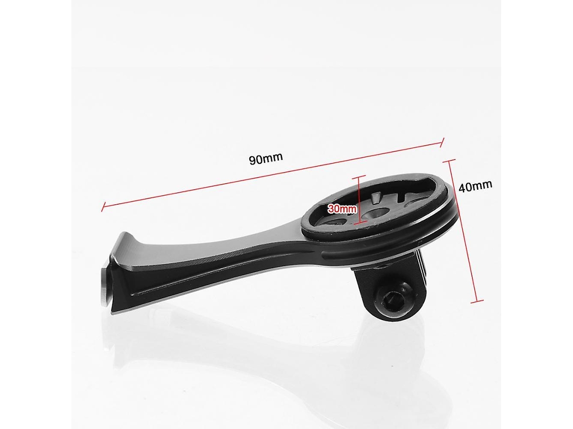 Câmera de ação para computador de bicicleta Slowmoose com suporte frontal (preta)