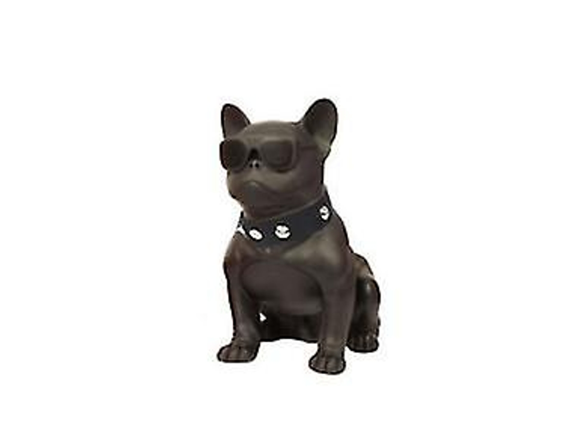 Coluna portátil Bluetooth Bulldog francês duplo M10 Bassblack