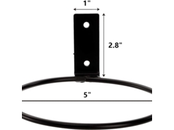 Suporte De Parede Para Vaso De Flores De 5 Polegadas