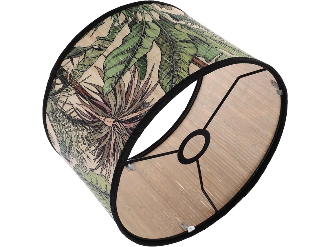 Luminária de Teto Vintage Durável em Bambu E27 para Quarto. SFUSHOS