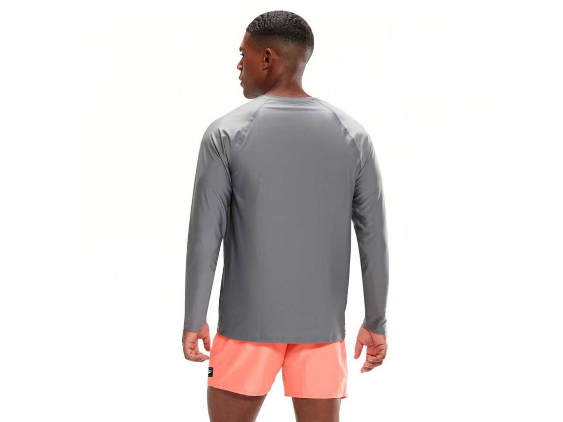 Manga Longa Rashguard Cinzento Mspeedo