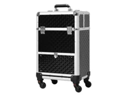 Mala de Maquilhagem Profissional com Rodas HOMCOM Viagem Trabalho (34x25x62cm)