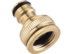 Engate Rápido, Adaptador De Torneira De Jardim, Latão Dourado, Universal, 1/2, 3/4, Plástico, Borracha, Para Torneira E Jardim