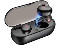 Auriculares Bluetooth True Wireless Bestvite (in Ear - Microfone - Noise Cancelling - Preto)