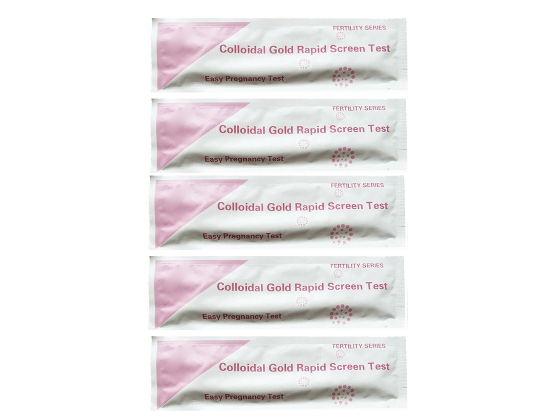 5pcs Palito De Prueba De Embarazo Hcg Temprana Prueba Rápida Para Mujeres