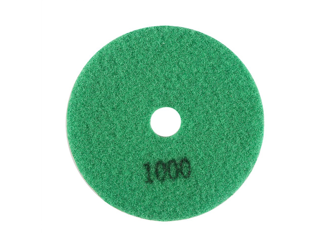 Disco De Pulido Diamante Húmedo 100mm 4" Para Piedra Mármol Granularidad 1000