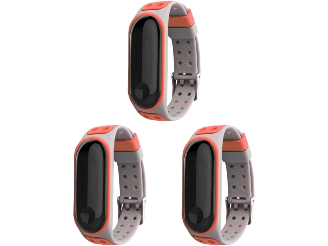 Conjunto De 3 Pulseiras Silicone Para Smartwatch, Compatíveis Com