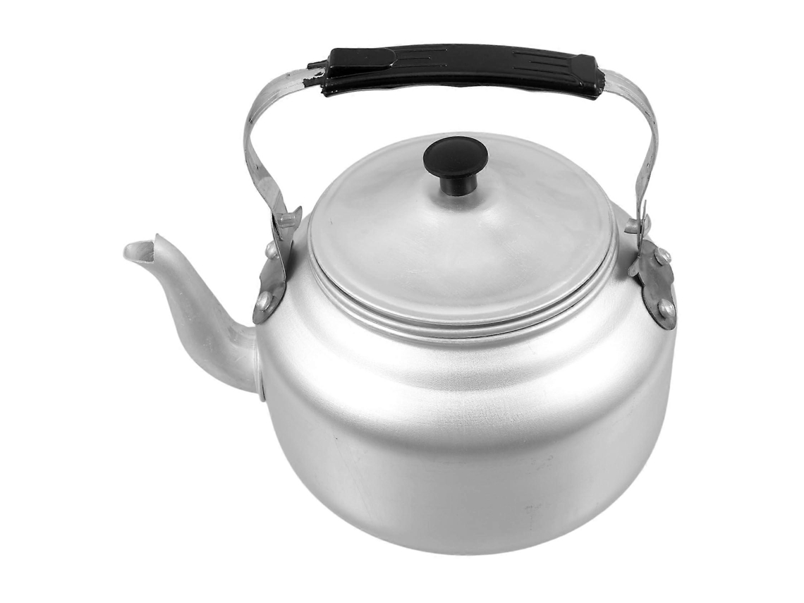 Chaleira De Alumínio Com Grande Capacidade, Leve E Ideal Para Camping, Com Alça E Filtro.