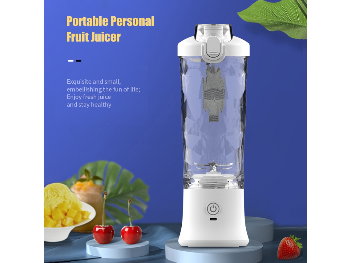 Liquidificador Portátil 600ml com Bateria Recarregável | S/MARCA