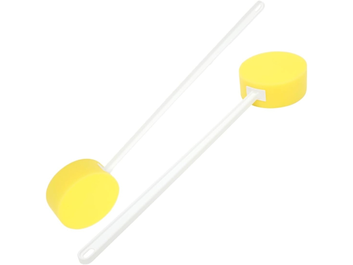 Conjunto De 2 Escovas Esfoliantes Corporais Com Cabo Longo Para Esfoliação Corporal, Banho E Ducha