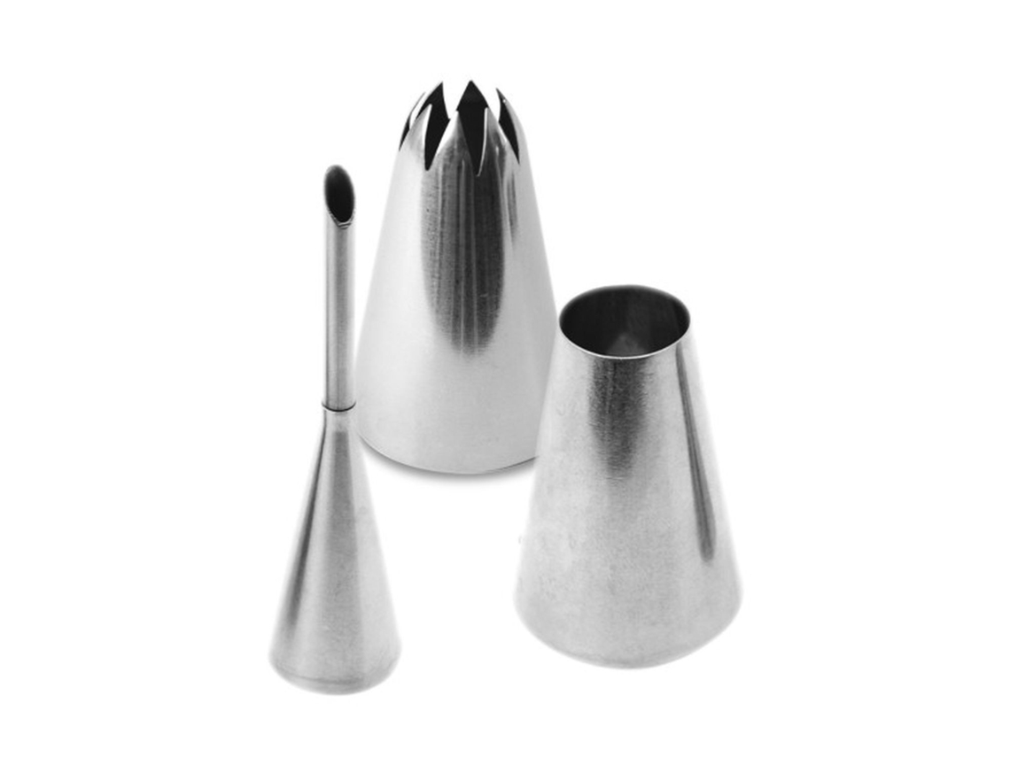 Kit de 3 bicos de design para pastelaria - Profiteroles SCRAPCOOKING