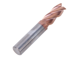 Laxiscreed Broca De 4 Furas Com Revestimento De Cobre Nano Para Cnc Em Aço Tungsténio