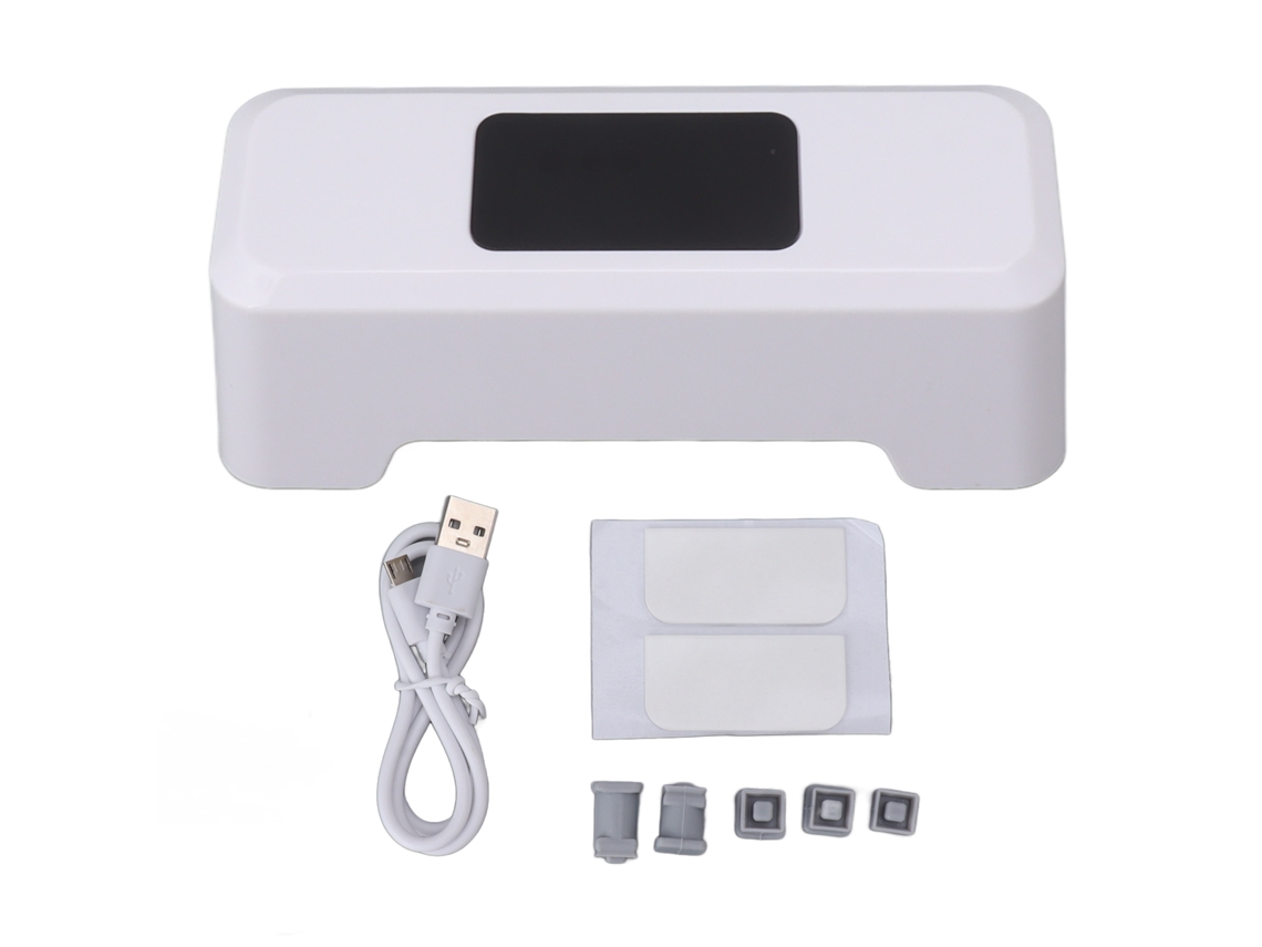 Enxaguador automático para vaso sanitário com sensor de movimento, IPX5, branco | S/MARCA